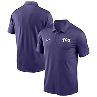 Polo Nike Victory Solid Performance violet pour homme des Horned Frogs de TCU