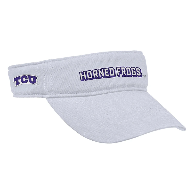 Men's Nike White TCU Horned Frogs 2025 On-Field Ace Performance Adjustable Visor