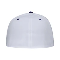 Casquette de baseball Nike blanche pour homme TCU Horned Frogs On-Field Performance