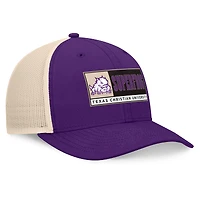 Men's Top of the World Purple/Natural TCU Horned Frogs Bennett Trucker Adjustable Hat