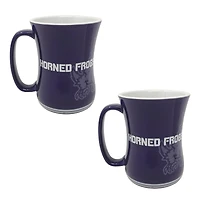 Lot de deux tasses barista sculptées TCU Horned Frogs (473 ml)