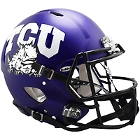 TCU Horned Frogs Riddell 2023 Satin Purple Revolution Speed Authentic Helmet