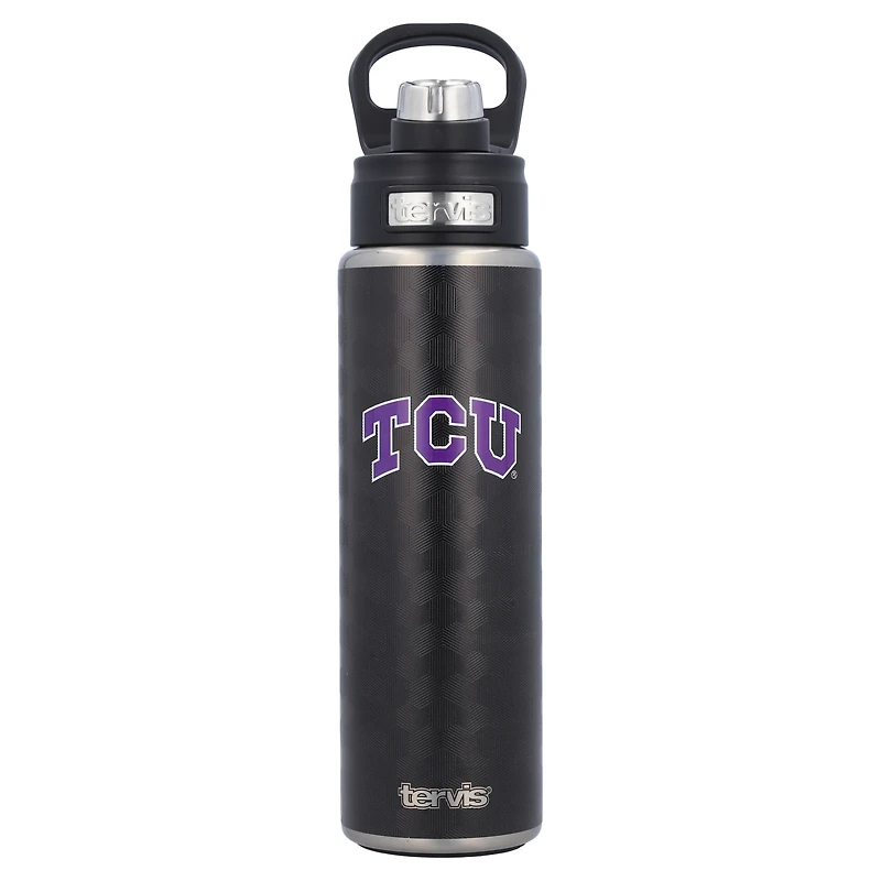 Grenouilles à cornes Tervis TCU 24oz. Bouteille à large goulot en acier inoxydable Weave