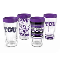 Tervis TCU Horned Frogs Four-Pack 16oz. Classic Tumbler Set