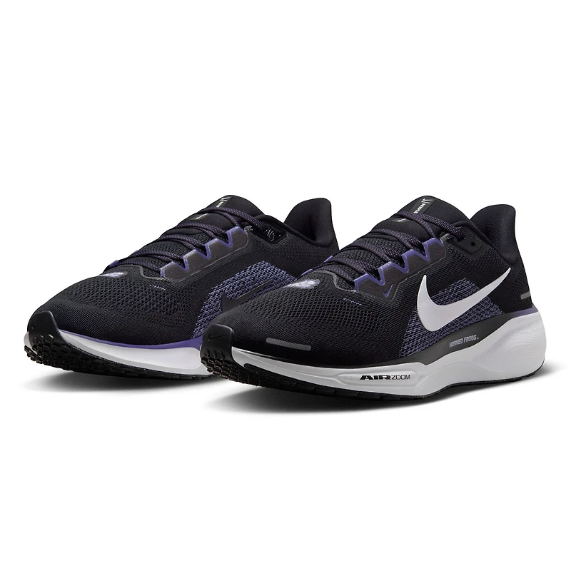 Chaussures de course unisexes Nike Zoom Pegasus 41 noires TCU Horned Frogs
