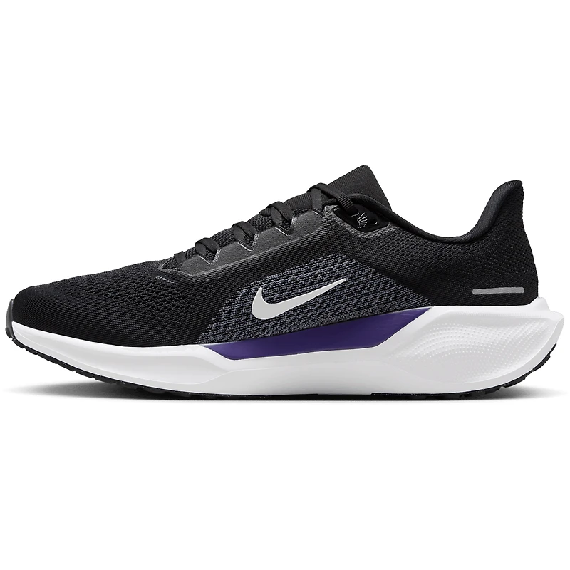 Chaussures de course unisexes Nike Zoom Pegasus 41 noires TCU Horned Frogs