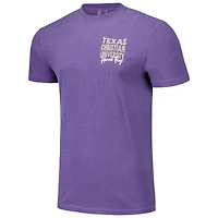 T-shirt unisexe violet TCU Horned Frogs Hyper Local Bienvenue sur le campus