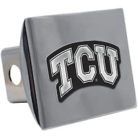 WinCraft TCU Horned Frogs Premium Metal Chrome Hitch Cover