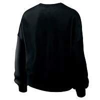 Sweat-shirt polaire Nike TCU Horned Frogs Phoenix noir pour femme