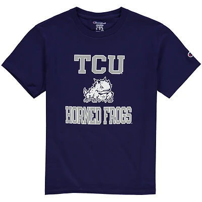 T-shirt de l'équipe Youth Champion Purple TCU Horned Frogs Circling Team Jersey