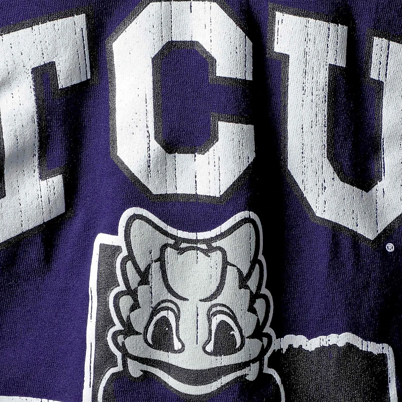 T-shirt pour jeune champion violet TCU Horned Frogs Strong Mascot