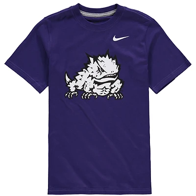 T-shirt Nike TCU Horned Frogs en coton violet pour jeune