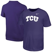 T-shirt Nike violet pour jeunes avec logo des Horned Frogs de TCU