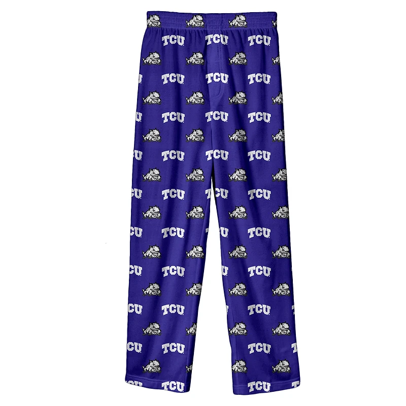 Pantalon d'équipe violet TCU Horned Frogs pour jeunes Outerstuff