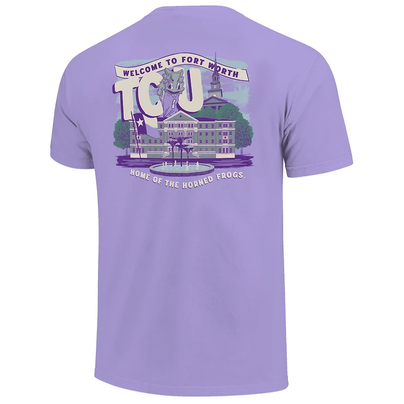 Youth Purple TCU Horned Frogs Local Campus Scene T-Shirt