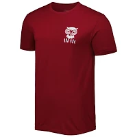 T-shirt premium pour hommes Cherry Temple Owls Mascot Landscape