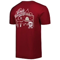 T-shirt premium pour hommes Cherry Temple Owls Mascot Landscape
