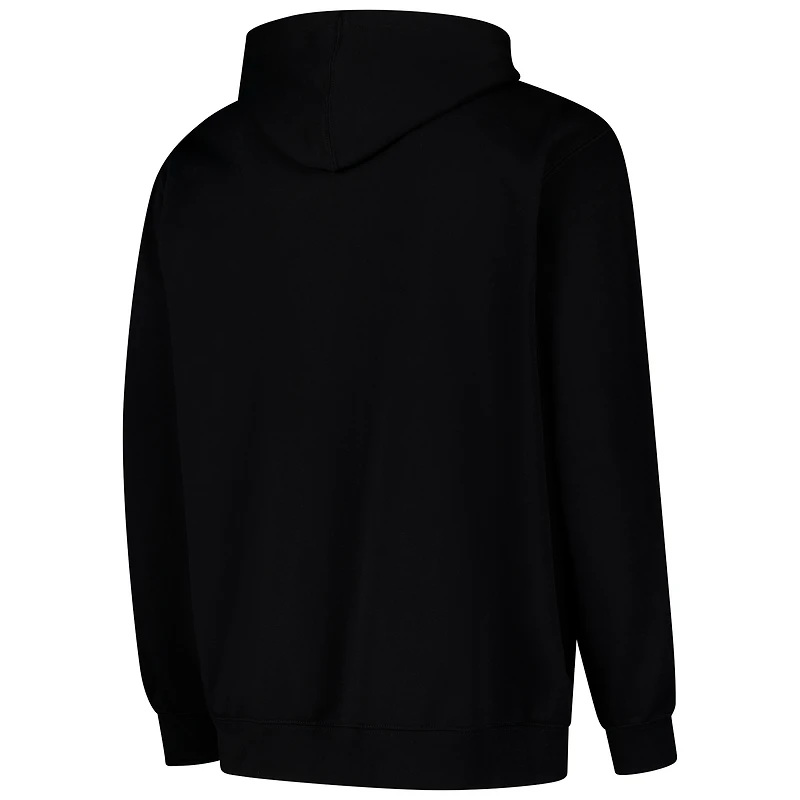 Sweat à capuche zippé Colosseum Black Temple Owls Arch & Logo 3.0 pour homme