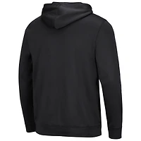 Men's Colosseum Black Temple Owls Lantern Pullover Hoodie
