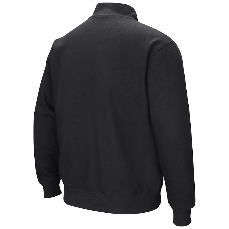 Sweat-shirt zippé quart de tour Colosseum Black Temple Owls Tortugas pour homme