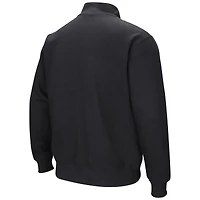 Sweat-shirt zippé quart de tour Colosseum Black Temple Owls Tortugas pour homme