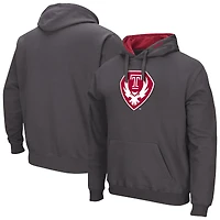 Sweat à capuche Colosseum Charcoal Temple Owls Arch & Logo 3.0 pour homme
