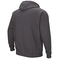 Men's Colosseum Charcoal Temple Owls Arch & Logo 3.0 Hoodie