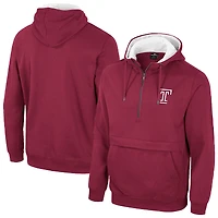 Sweat à capuche demi-zippé pour homme Colosseum Cherry Temple Owls