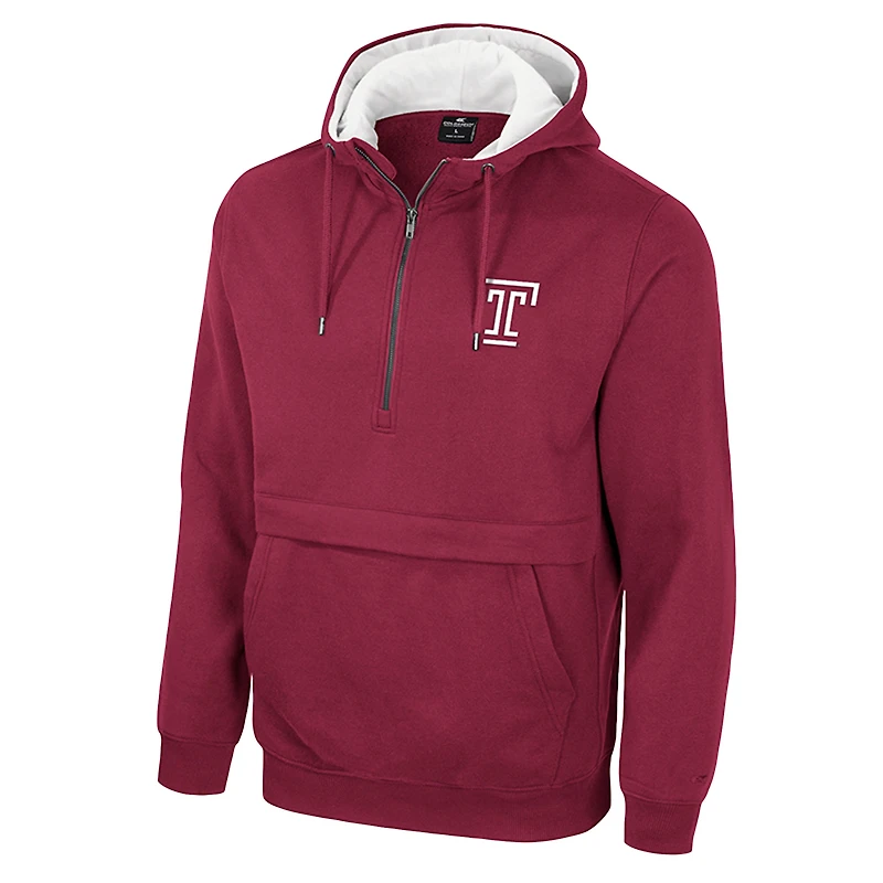 Sweat à capuche demi-zippé pour homme Colosseum Cherry Temple Owls