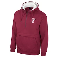 Sweat à capuche demi-zippé pour homme Colosseum Cherry Temple Owls