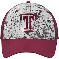 Casquette snapback Colosseum Grey/Cherry Temple Owls Love Fern pour homme