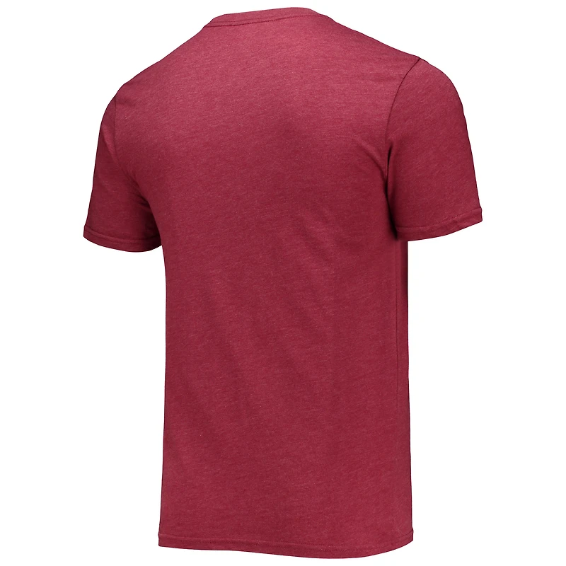 Men's Concepts Sport Heathered Charcoal/Cherry Temple Owls Meter Top & Pants Sleep Set