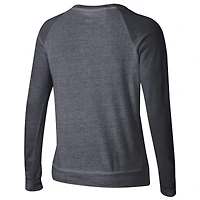 Women's Alternative Apparel Black Temple Owls Slouchy Pullover Sweatshirt