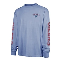 T-shirt à manches longues rétro bleu clair '47 Tennessee Oilers Gridiron Classic Teams Cairn Ravine Foundation pour homme