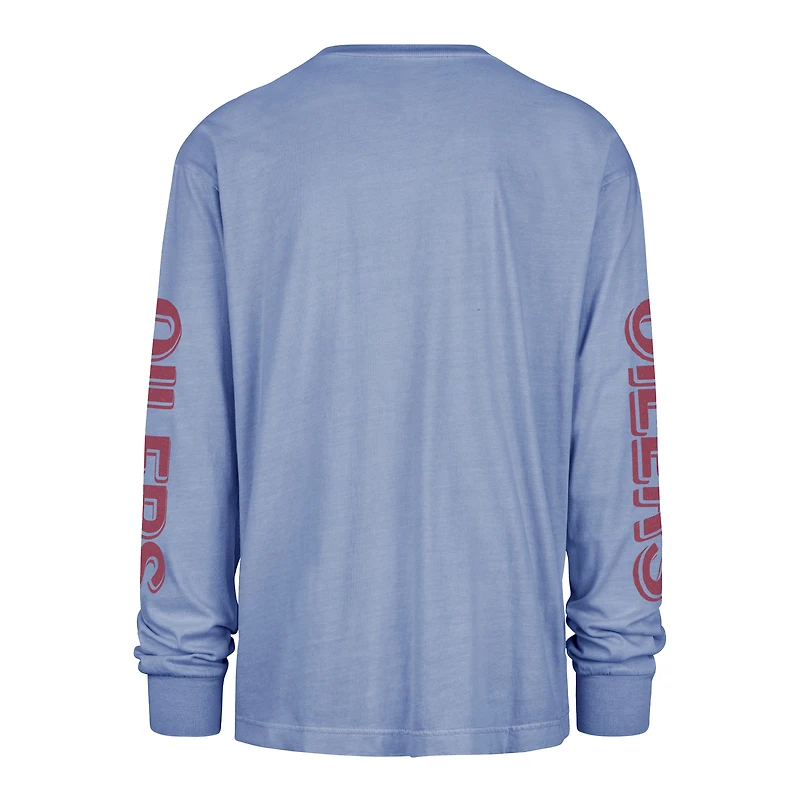 T-shirt à manches longues rétro bleu clair '47 Tennessee Oilers Gridiron Classic Teams Cairn Ravine Foundation pour homme