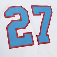 Maillot réplique Mitchell & Ness Eddie George blanc Tennessee Oilers Legacy pour hommes