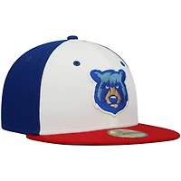 Casquette ajustée New Era Tennessee Smokies Authentic Collection Team Home 59FIFTY blanche pour homme