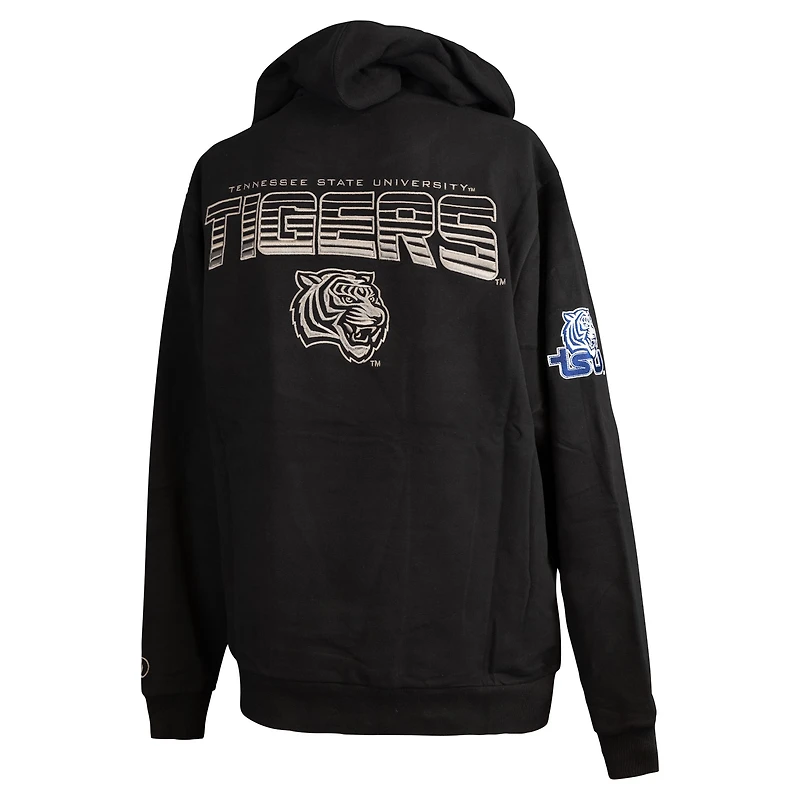 Sweat à capuche noir FISLL Tennessee State Tigers Puff Print pour hommes