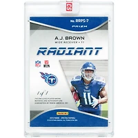 A.J. Brown Tennessee Titans Autographed 2019 Panini Spectra RPA Gold Prizm #RRPS-7 #1/1 Rookie Card