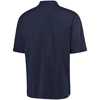 Antigua Tennessee Titans Pique Polo - Navy Blue