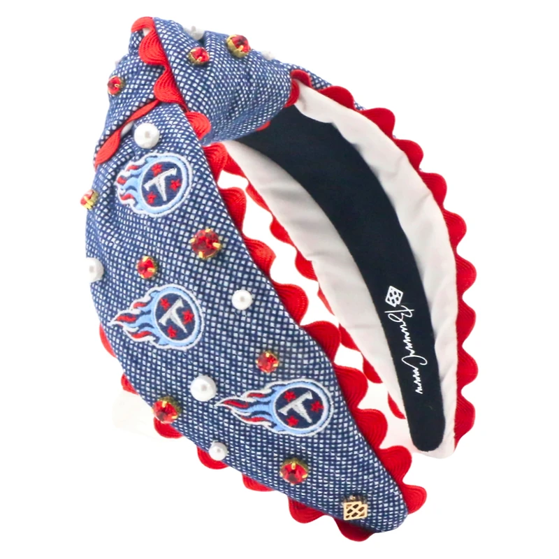 Brianna Cannon Tennessee Titans Cross Stitch Headband