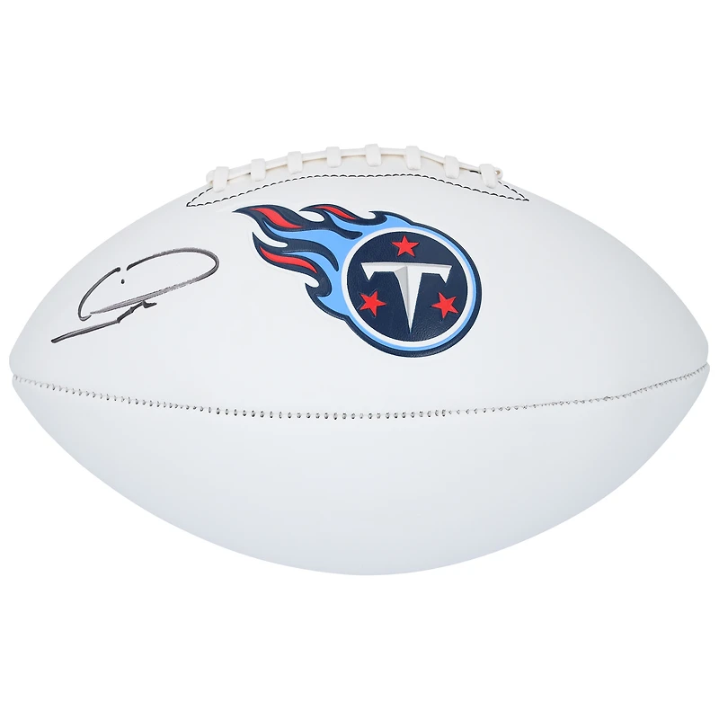 Calvin Ridley Tennessee Titans Autographed Franklin White Panel Football
