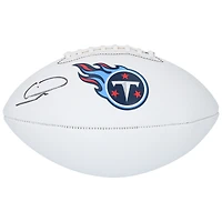 Calvin Ridley Tennessee Titans Autographed Franklin White Panel Football