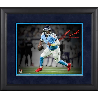 Cameron Ward Tennessee Titans Facsimile Signature Framed 11" x 14" Spotlight Photograph