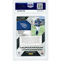 Derrick Henry Tennessee Titans Autographed 2016 Panini Prizm Purple Scope Prizm #RA-DHR #53/99 PSA Authenticated 9 Rookie Card