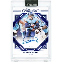 Derrick Henry Tennessee Titans Autographed 2022 Panini Flawless Sapphire #FFS-DH #4/5 Card