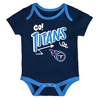 Ensemble trois pièces pour bébé Outerstuff Tennessee Titans All Day Play