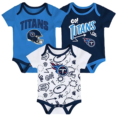 Ensemble trois pièces pour bébé Outerstuff Tennessee Titans All Day Play