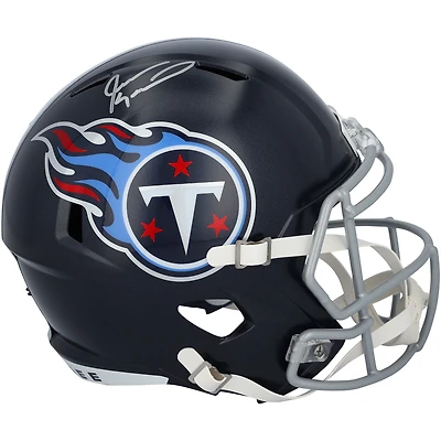 Casque réplique Riddell Speed ​​autographié par Jevon Kearse des Titans du Tennessee