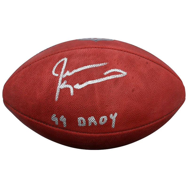 Jevon Kearse Tennessee Titans Autographed Wilson Duke Full Color Football with "99 DROY" Inscription
